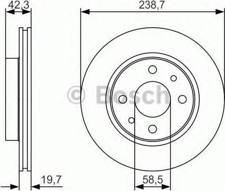 BOSCH 0 986 479 R54 - Kočioni disk www.molydon.hr