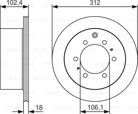 BOSCH 0 986 479 R57 - Kočioni disk www.molydon.hr