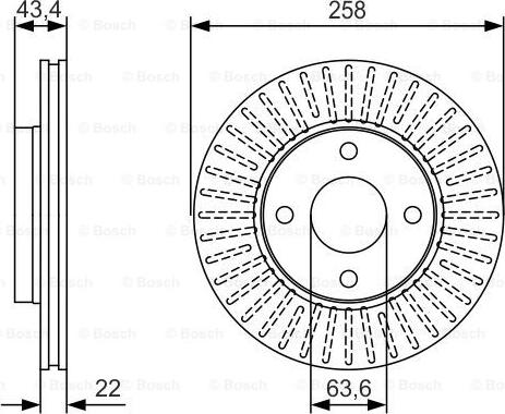 BOSCH 0 986 479 R64 - Kočioni disk www.molydon.hr