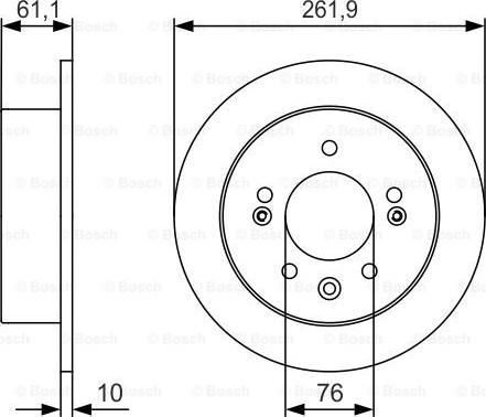 BOSCH 0 986 479 R09 - Kočioni disk www.molydon.hr