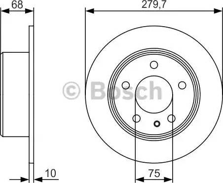 BOSCH 0 986 479 R01 - Kočioni disk www.molydon.hr