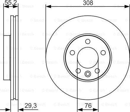 BOSCH 0 986 479 R84 - Kočioni disk www.molydon.hr