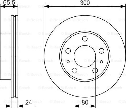 BOSCH 0 986 479 R86 - Kočioni disk www.molydon.hr