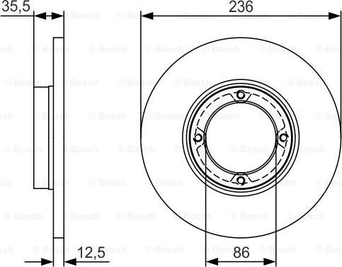 BOSCH 0 986 479 R81 - Kočioni disk www.molydon.hr