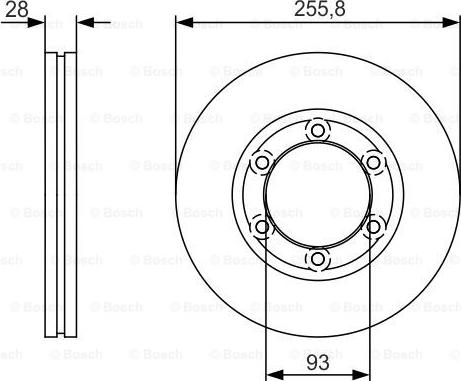 BOSCH 0 986 479 R37 - Kočioni disk www.molydon.hr