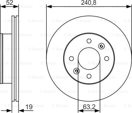 BOSCH 0 986 479 R71 - Kočioni disk www.molydon.hr