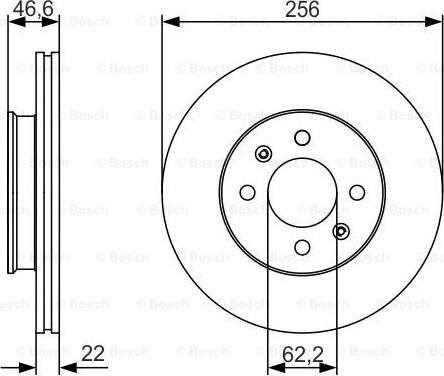 BOSCH 0 986 479 R77 - Kočioni disk www.molydon.hr