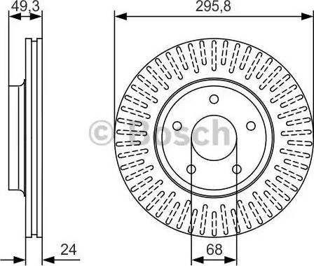 BOSCH 0 986 479 S99 - Kočioni disk www.molydon.hr