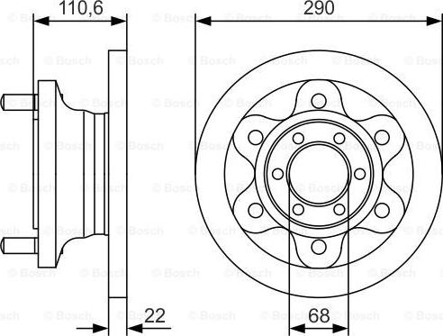 BOSCH 0 986 479 S95 - Kočioni disk www.molydon.hr