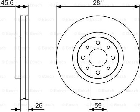 BOSCH 0 986 479 S97 - Kočioni disk www.molydon.hr