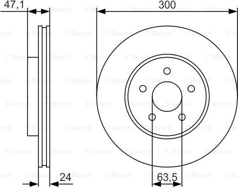 BOSCH 0 986 479 S48 - Kočioni disk www.molydon.hr