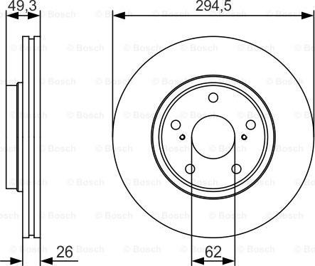 BOSCH 0 986 479 S59 - Kočioni disk www.molydon.hr