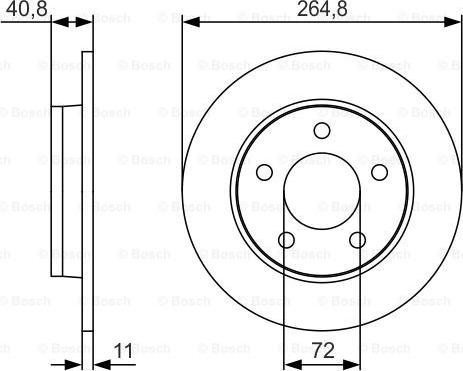 BOSCH 0 986 479 S50 - Kočioni disk www.molydon.hr