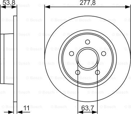 BOSCH 0 986 479 S51 - Kočioni disk www.molydon.hr