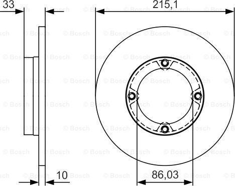 BOSCH 0 986 479 S69 - Kočioni disk www.molydon.hr