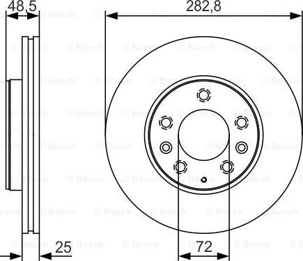 BOSCH 0 986 479 S60 - Kočioni disk www.molydon.hr