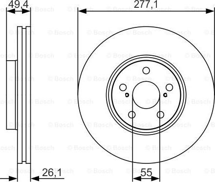 BOSCH 0 986 479 S09 - Kočioni disk www.molydon.hr