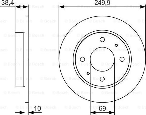 BOSCH 0 986 479 S84 - Kočioni disk www.molydon.hr