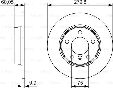 BOSCH 0 986 479 S34 - Kočioni disk www.molydon.hr