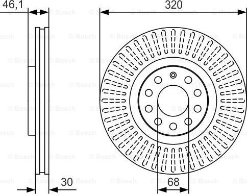 BOSCH 0 986 479 S30 - Kočioni disk www.molydon.hr