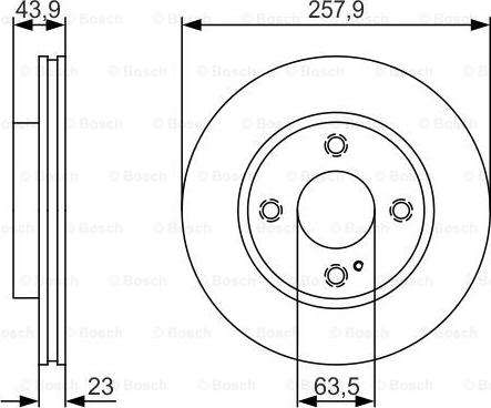 BOSCH 0 986 479 S38 - Kočioni disk www.molydon.hr