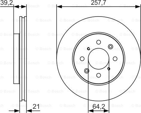 BOSCH 0 986 479 S26 - Kočioni disk www.molydon.hr