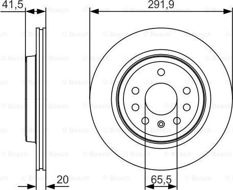 BOSCH 0 986 479 S27 - Kočioni disk www.molydon.hr