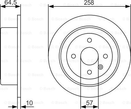 BOSCH 0 986 479 S75 - Kočioni disk www.molydon.hr