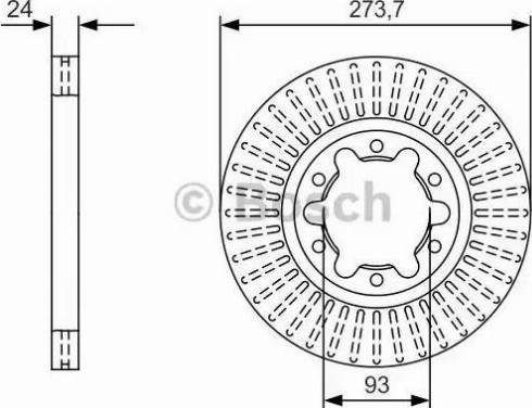 BOSCH 0 986 479 T95 - Kočioni disk www.molydon.hr