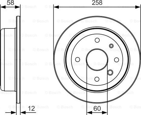 BOSCH 0 986 479 T52 - Kočioni disk www.molydon.hr