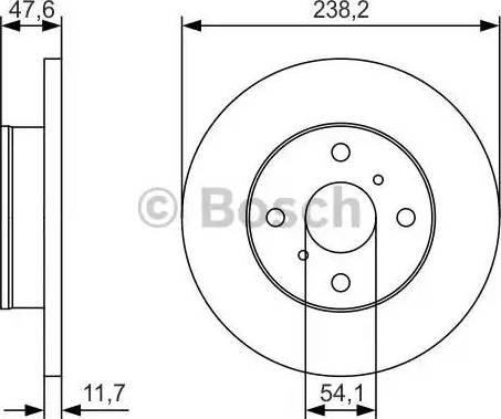 BOSCH 0 986 479 T68 - Kočioni disk www.molydon.hr