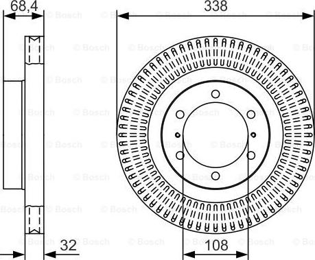 BOSCH 0 986 479 T09 - Kočioni disk www.molydon.hr