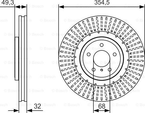 BOSCH 0 986 479 T02 - Kočioni disk www.molydon.hr