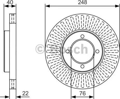 BOSCH 0 986 479 T15 - Kočioni disk www.molydon.hr