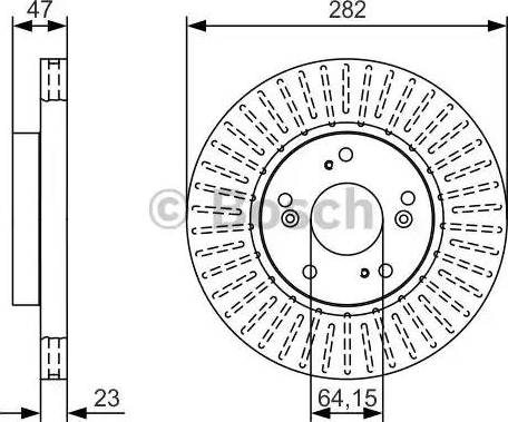 BOSCH 0 986 479 T17 - Kočioni disk www.molydon.hr