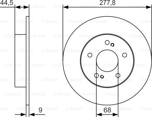 BOSCH 0 986 479 T86 - Kočioni disk www.molydon.hr