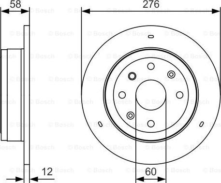 BOSCH 0 986 479 T83 - Kočioni disk www.molydon.hr