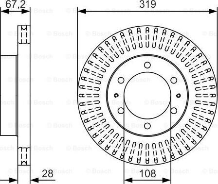 BOSCH 0 986 479 T36 - Kočioni disk www.molydon.hr