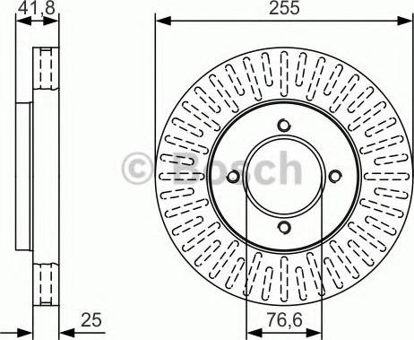 BOSCH 0 986 479 T25 - Kočioni disk www.molydon.hr