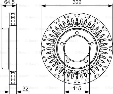 BOSCH 0 986 479 T27 - Kočioni disk www.molydon.hr