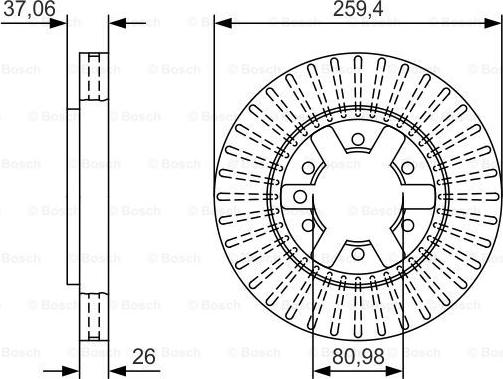 BOSCH 0 986 479 T74 - Kočioni disk www.molydon.hr