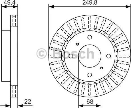 BOSCH 0 986 479 T78 - Kočioni disk www.molydon.hr