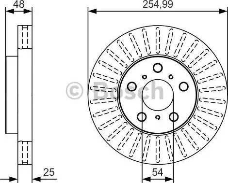 BOSCH 0 986 479 T77 - Kočioni disk www.molydon.hr