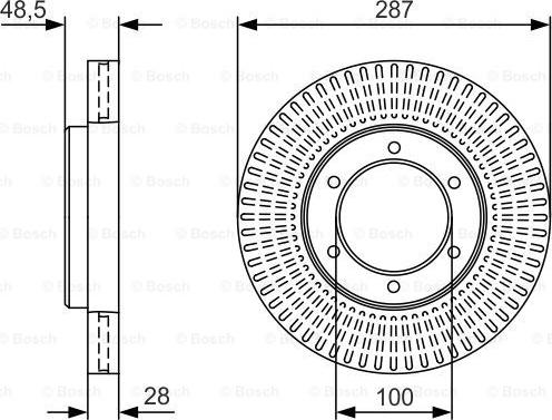 BOSCH 0 986 479 U90 - Kočioni disk www.molydon.hr