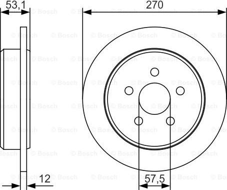 BOSCH 0 986 479 U41 - Kočioni disk www.molydon.hr