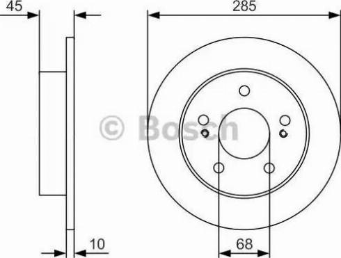 BOSCH 0 986 479 U57 - Kočioni disk www.molydon.hr