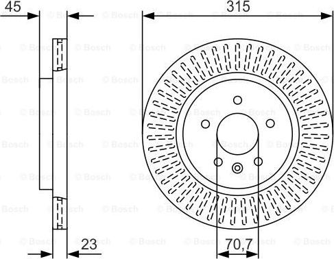 BOSCH 0 986 479 U65 - Kočioni disk www.molydon.hr