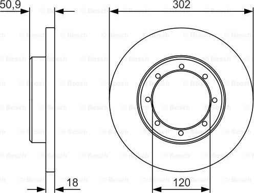 BOSCH 0 986 479 U60 - Kočioni disk www.molydon.hr