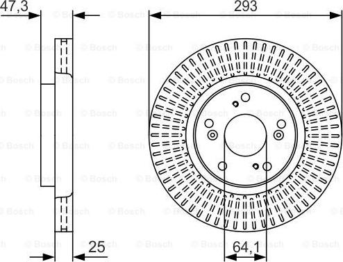 BOSCH 0 986 479 U63 - Kočioni disk www.molydon.hr