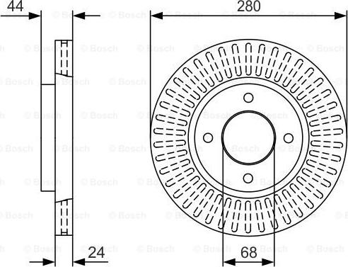 BOSCH 0 986 479 U62 - Kočioni disk www.molydon.hr